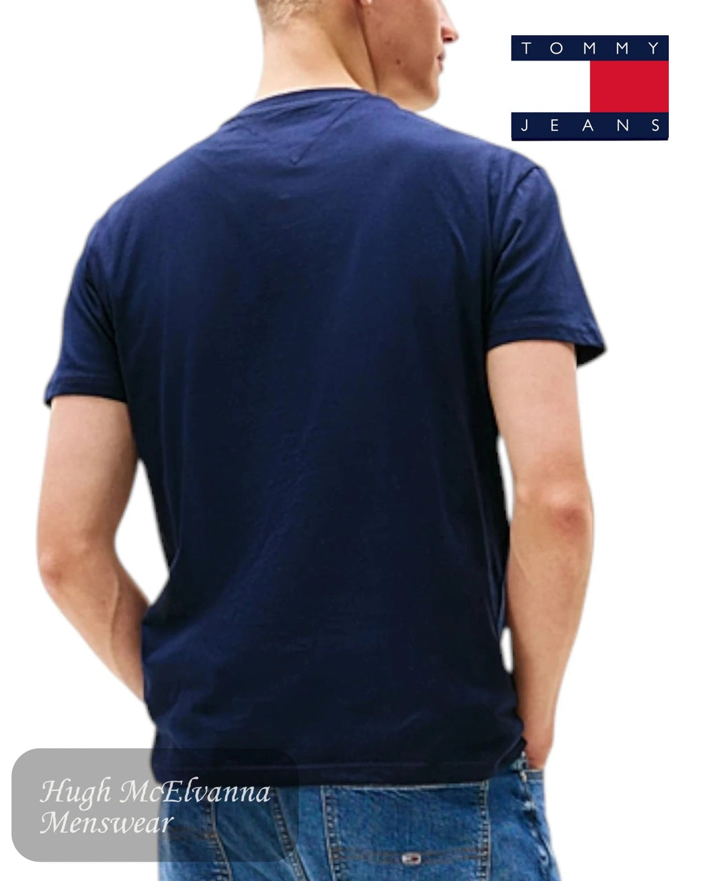 Tommy Hilfiger Linear Logo T-Shirt - Hugh McElvanna Menswear