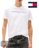 Tommy Jeans Linear Logo T-Shirt worn by a model - Hugh McElvanna Menswear