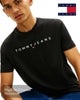 Tommy Jeans Black Linear Logo T-Shirt - Hugh McElvanna Menswear