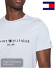 Tommy Hilfiger Logo Slim T-Shirt – Breezy Blue - Hugh McElvanna Menswear