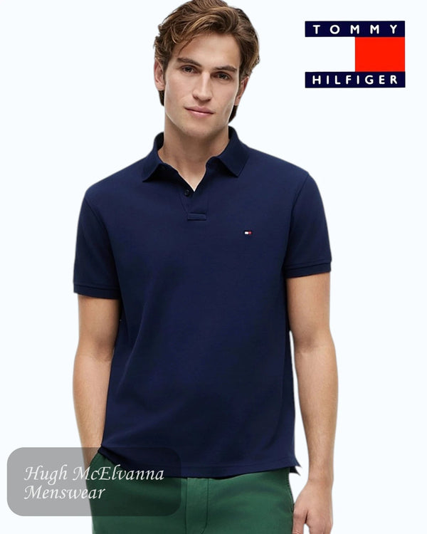 Tommy Hilfiger Men's 1985 Regular Fit Polo Shirt - Desert Sky - Hugh McElvanna Menswear