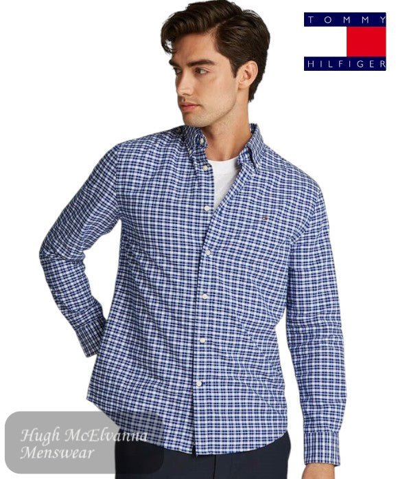 Tommy Hilfiger Oxford Check Shirt | MW0MW38578 - Hugh McElvanna Menswear