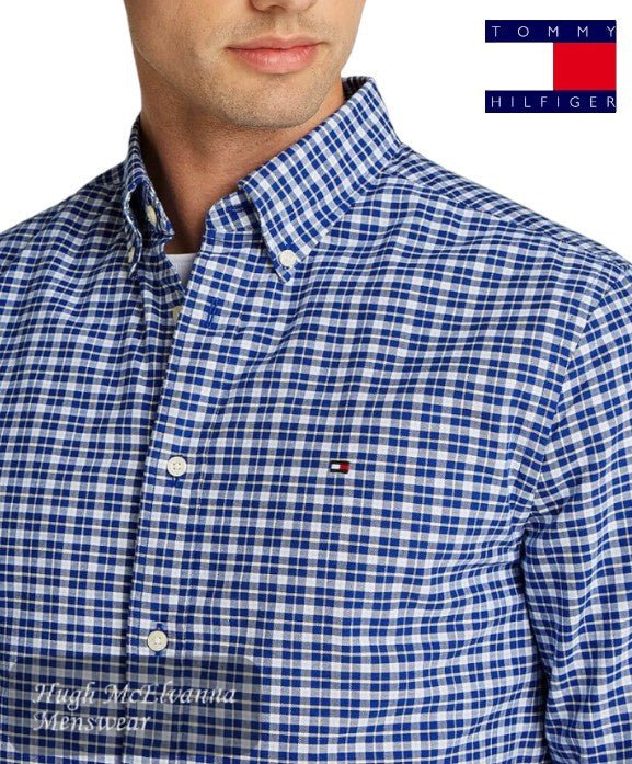 Tommy Hilfiger Oxford Check Shirt | MW0MW38578 - Hugh McElvanna Menswear