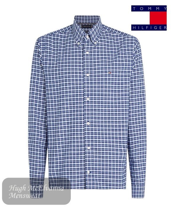 Tommy Hilfiger Oxford Check Shirt | MW0MW38578 - Hugh McElvanna Menswear
