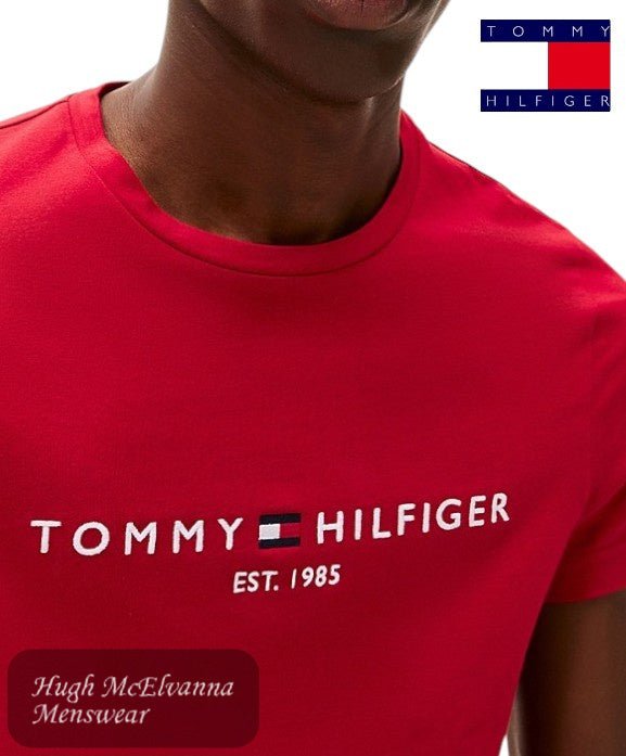 Tommy Hilfiger RED Logo Slim T-Shirt - Hugh McElvanna Menswear