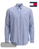 Tommy Jeans Blue and White Stripe Cotton Shirt – DM0DM23414C63 - Hugh McElvanna Menswear - Shirt