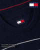 Tommy Jeans Dark Night Navy Crew Neck Slim Stripe Sweater – DM0DM23384C1G - Hugh McElvanna Menswear - Sweaters