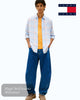 Tommy Jeans Relaxed Fit Linen Checkered Shirt - Hugh McElvanna Menswear