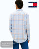Tommy Jeans Relaxed Fit Linen Checkered Shirt - Hugh McElvanna Menswear