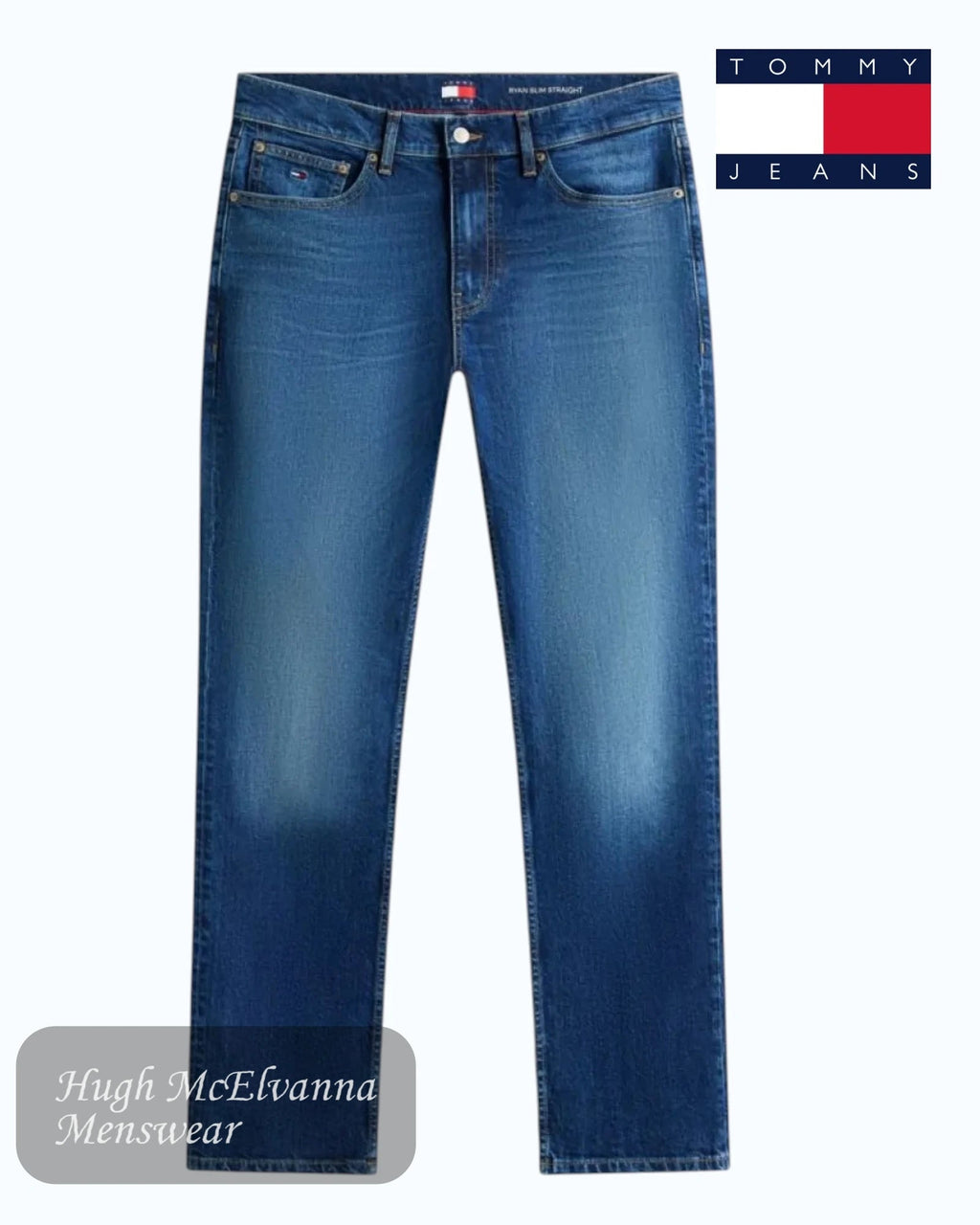 Tommy Jeans Ryan Slim Fit Medium Wash Jeans - Hugh McElvanna Menswear