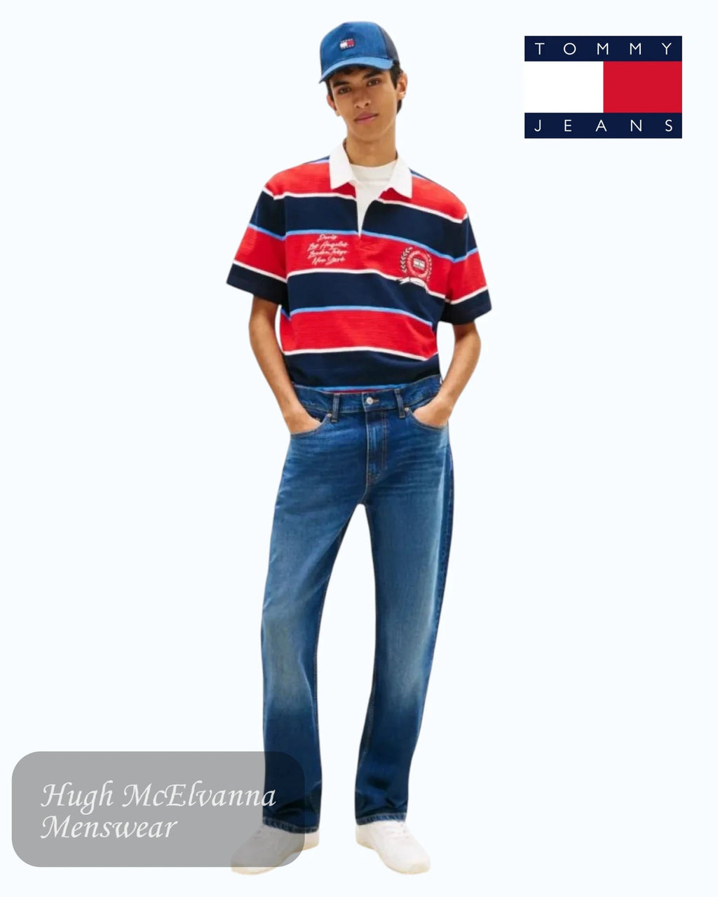 Tommy Jeans Ryan Slim Fit Medium Wash Jeans - Hugh McElvanna Menswear