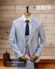 TRAVIS NAPOLI Blue SLIM FIT Suit - Hugh McElvanna Menswear