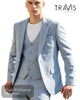 TRAVIS NAPOLI Blue SLIM FIT Suit - Hugh McElvanna Menswear