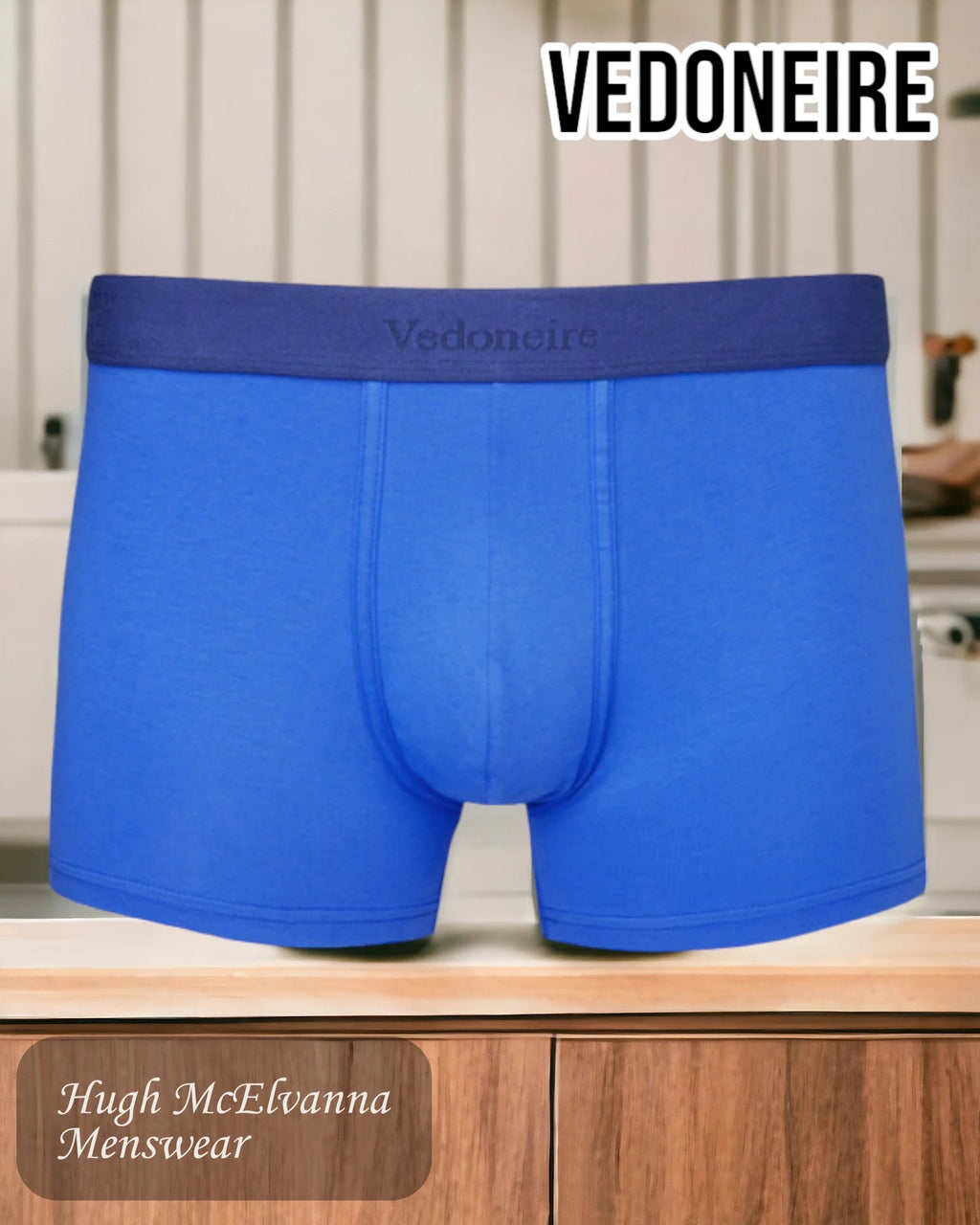 Vedoneire 2 Pk BLUE Boxershort - 2241 - Hugh McElvanna Menswear