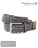 Vedoneire Braided Navy Stretch Belt - Hugh McElvanna Menswear