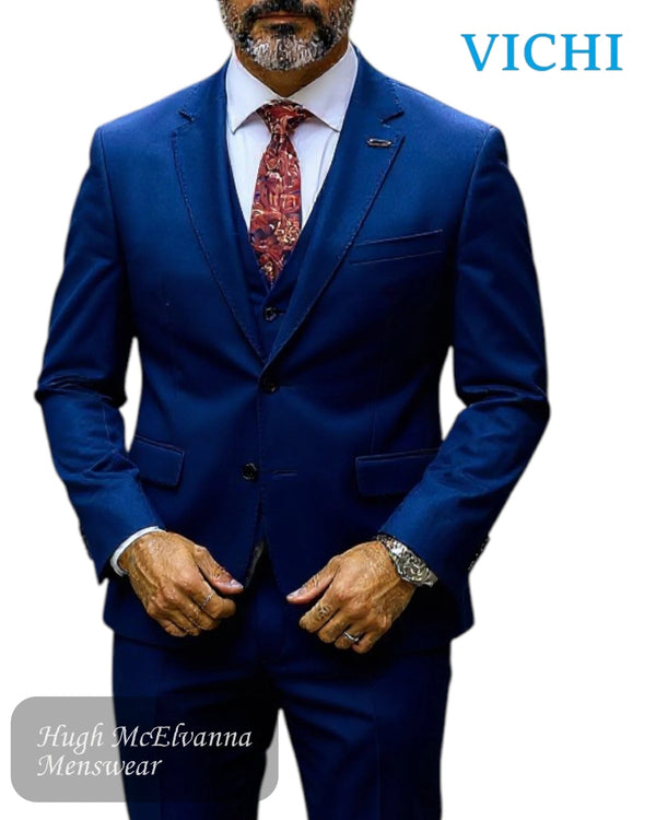 Vichi ANCHOR Blue Suit - Hugh McElvanna Menswear