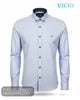 Vichi Blue Long Sleeve Shirt - JAB2465 - Hugh McElvanna Menswear - Shirt