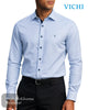 Vichi Blue Shirt - JAB2465 - Hugh McElvanna Menswear