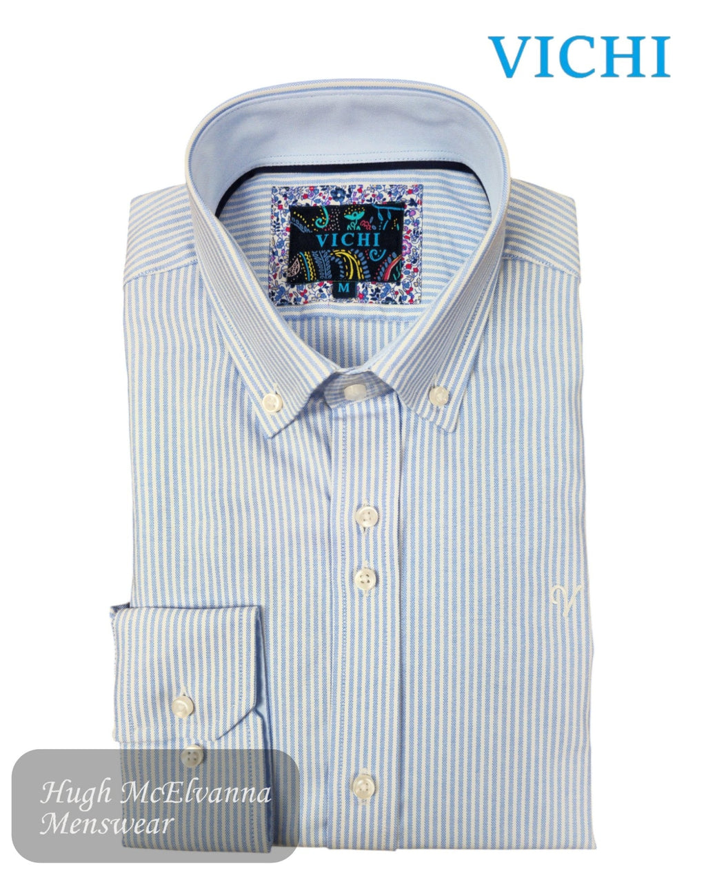 Vichi Cotton Striped Shirt - JAB2504 - Hugh McElvanna Menswear