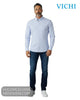 Vichi Cotton Striped Shirt - JAB2504 - Hugh McElvanna Menswear - Shirt