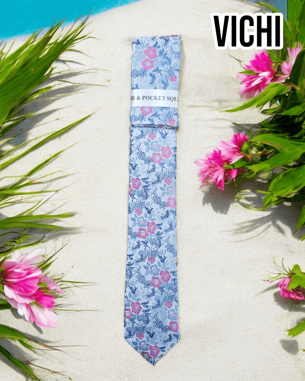 Vichi F87B Pink Necktie - Hugh McElvanna Menswear
