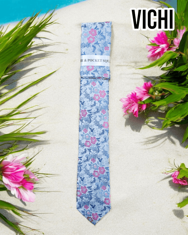 Vichi F87B Pink Necktie - Hugh McElvanna Menswear