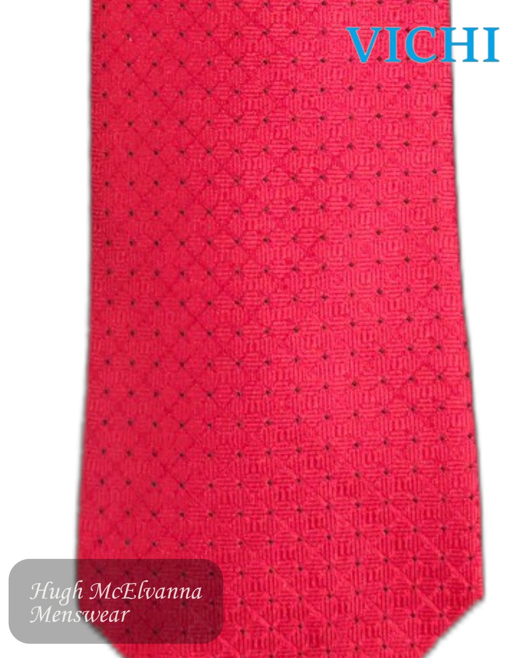 Vichi F91 Polka Dot Tie & Pocket Square Set - Hugh McElvanna Menswear