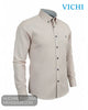 Vichi Navy Shirt - JAB2503 | Men's Patterned Button-Down Shirt - Hugh McElvanna Menswear - Shirt