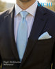 Vichi Self Micro Check Tie & Pocket Square Set – Available in a Range of Colours - Hugh McElvanna Menswear