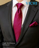 Vichi Self Micro Check Tie & Pocket Square Set – Available in a Range of Colours - Hugh McElvanna Menswear