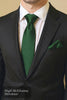Vichi Self Micro Check Tie & Pocket Square Set – Available in a Range of Colours - Hugh McElvanna Menswear