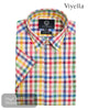 Viyella Multicolour Check Short Sleeve Shirt – VY8532H - Hugh McElvanna Menswear
