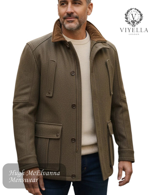Viyella Pure Wool Country Coat - Hugh McElvanna Menswear