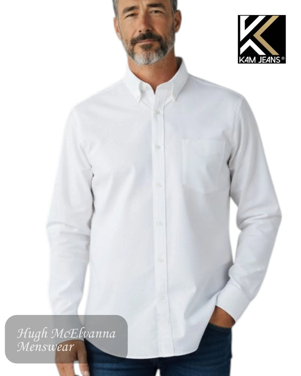 White King Size Long Sleeve Oxford Shirt | KBS 664A - Hugh McElvanna Menswear