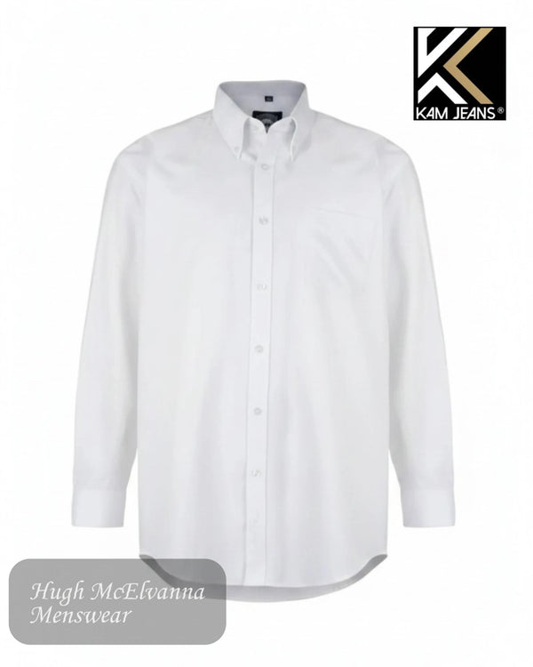 White King Size Long Sleeve Oxford Shirt | KBS 664A - Hugh McElvanna Menswear