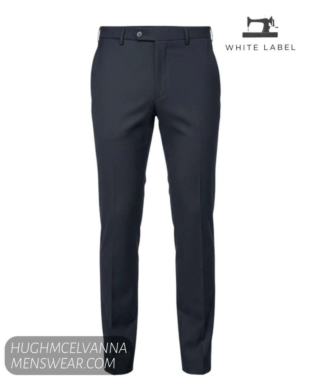 White Label Black Suit Trousers 4089 - Hugh McElvanna Menswear