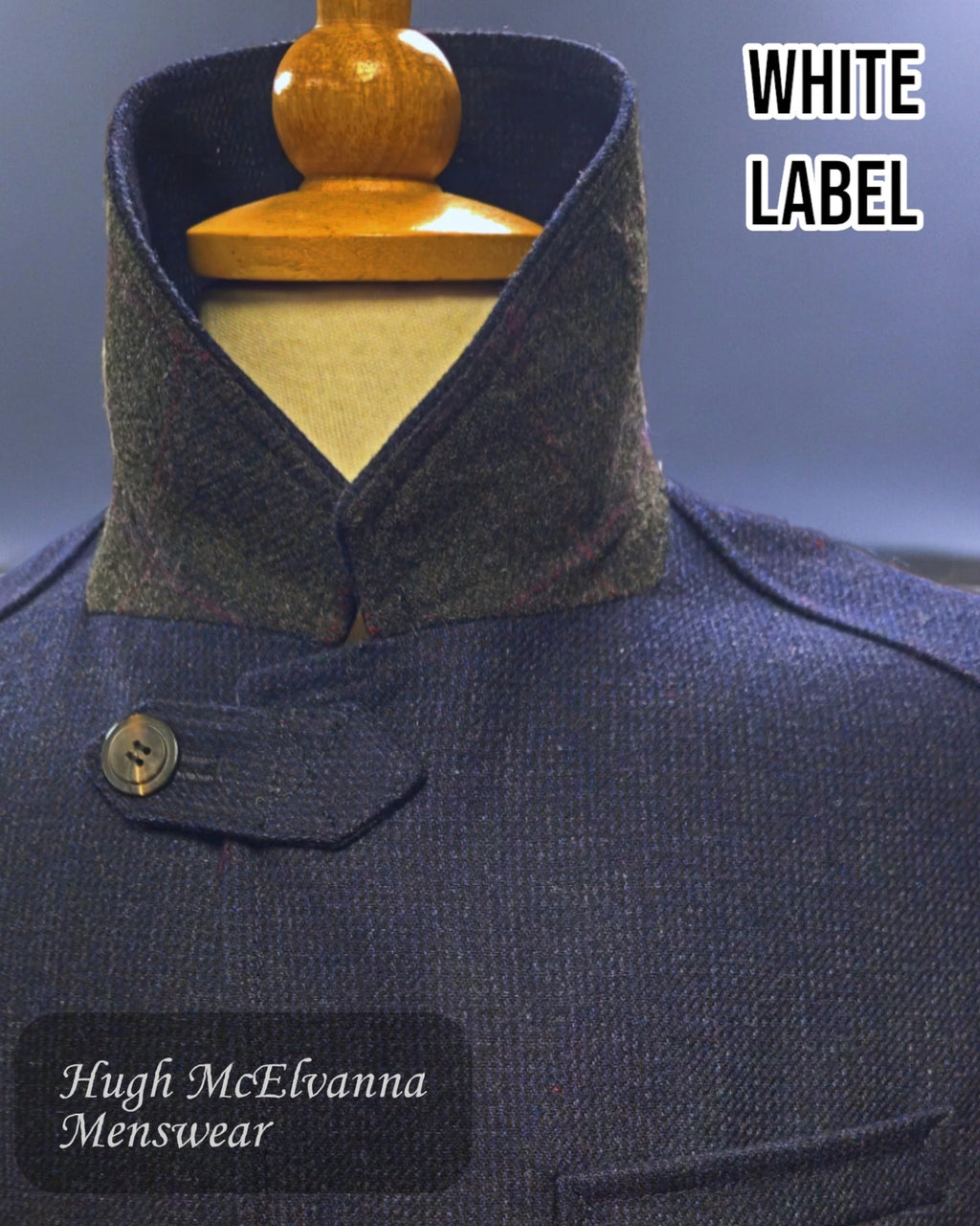 White Label HARRISON Overcoat - Hugh McElvanna Menswear