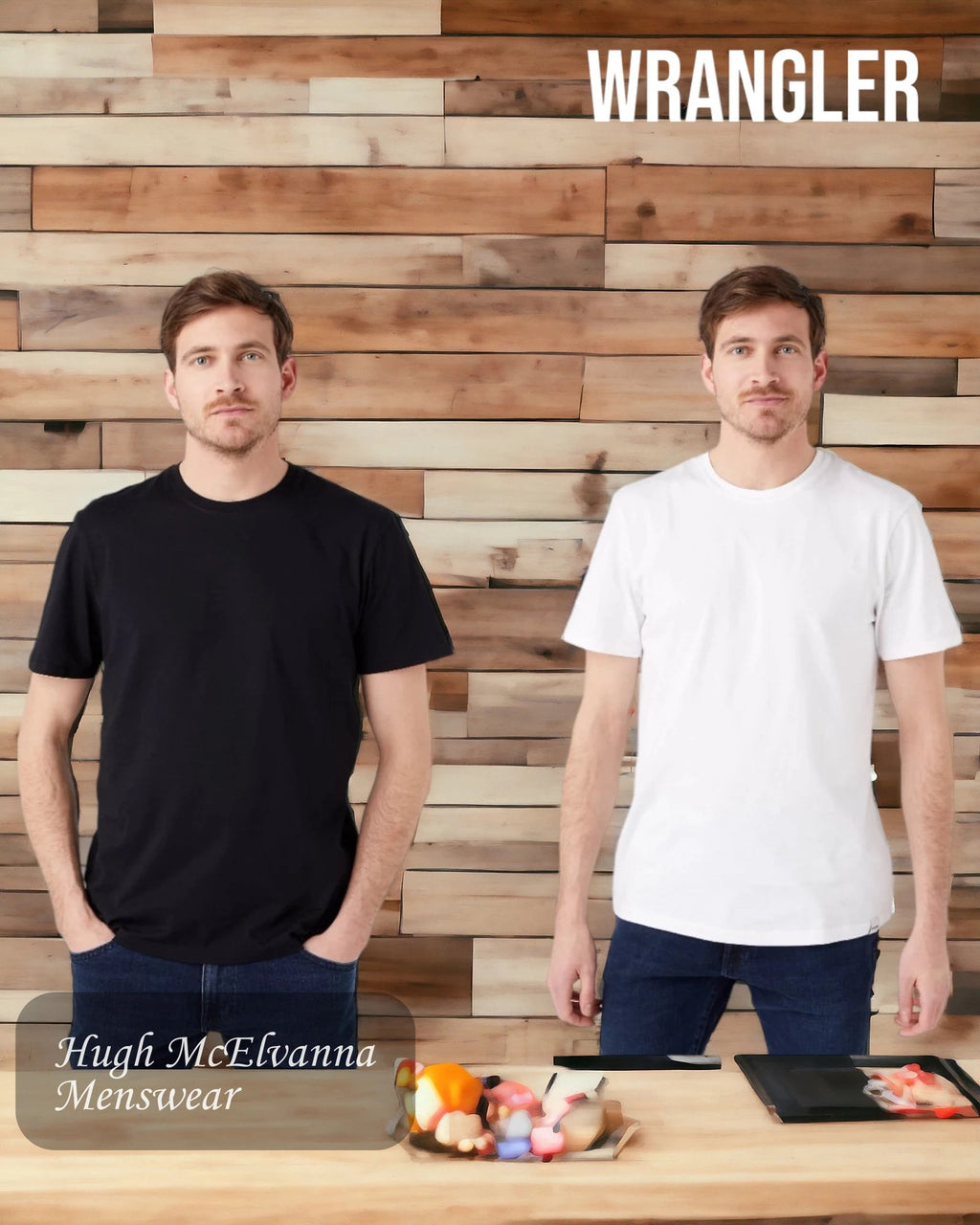 Wrangler 2 Pack Tee Style: W7G9DH100 - Hugh McElvanna Menswear