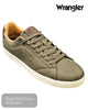 Wrangler BENNET Olive Low Top Casual Laced Shoe - Hugh McElvanna Menswear