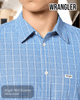 Wrangler Blue Check Shirt – 112357222 - Hugh McElvanna Menswear