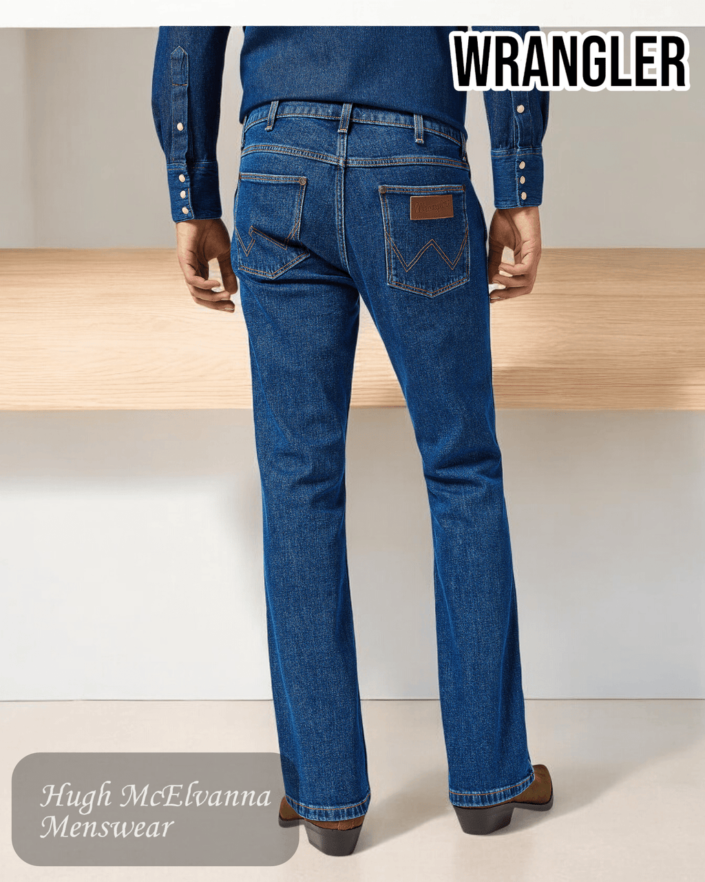 Wrangler Bootcut Jean HORIZON SOFT FADE - 112356833 - Hugh McElvanna Menswear