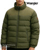 Wrangler Dusty Olive Puffa Jacket – 112371449 - Hugh McElvanna Menswear
