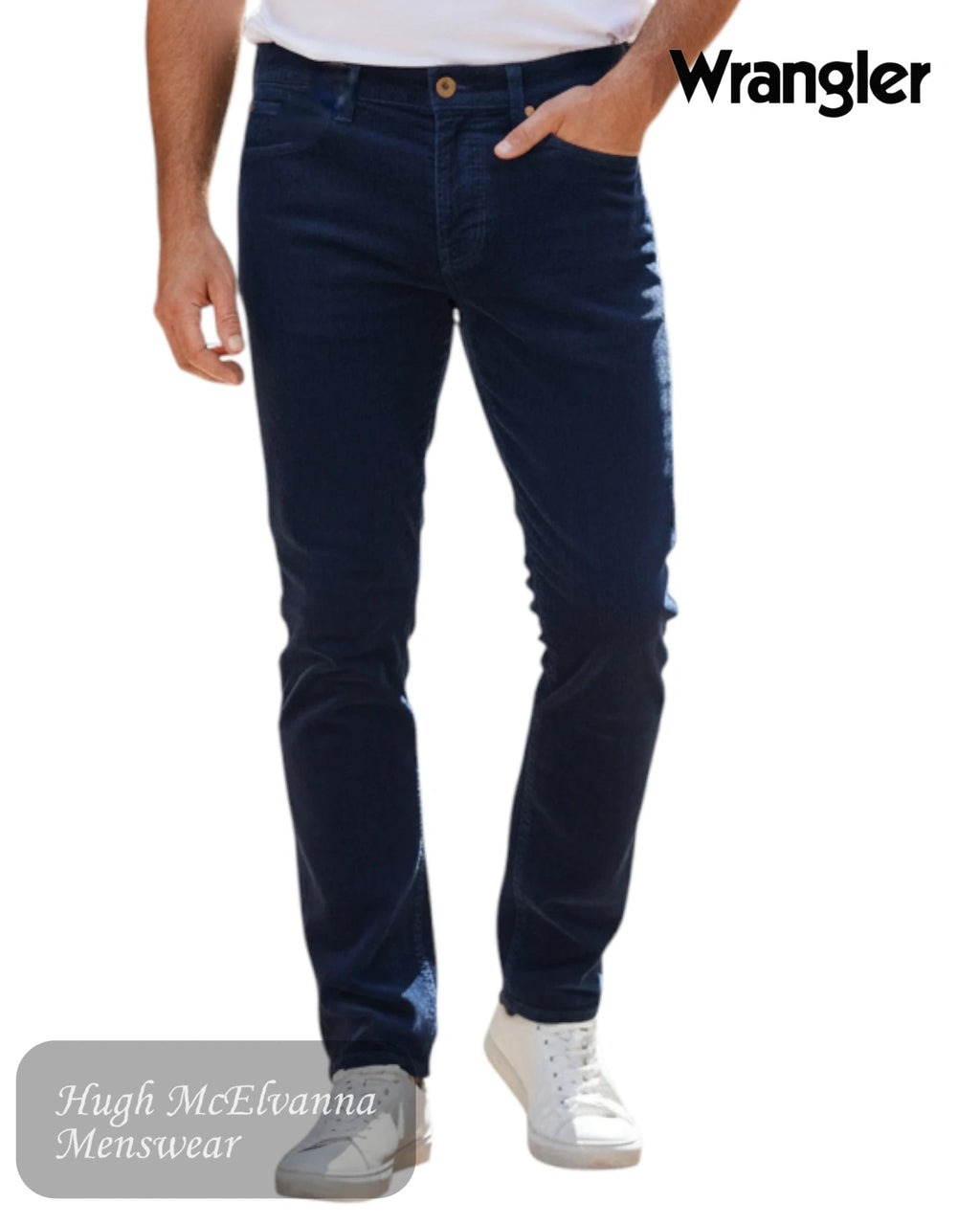 Wrangler Greensboro Blue Cord Jean Style: W15QA2B21 - Hugh McElvanna Menswear