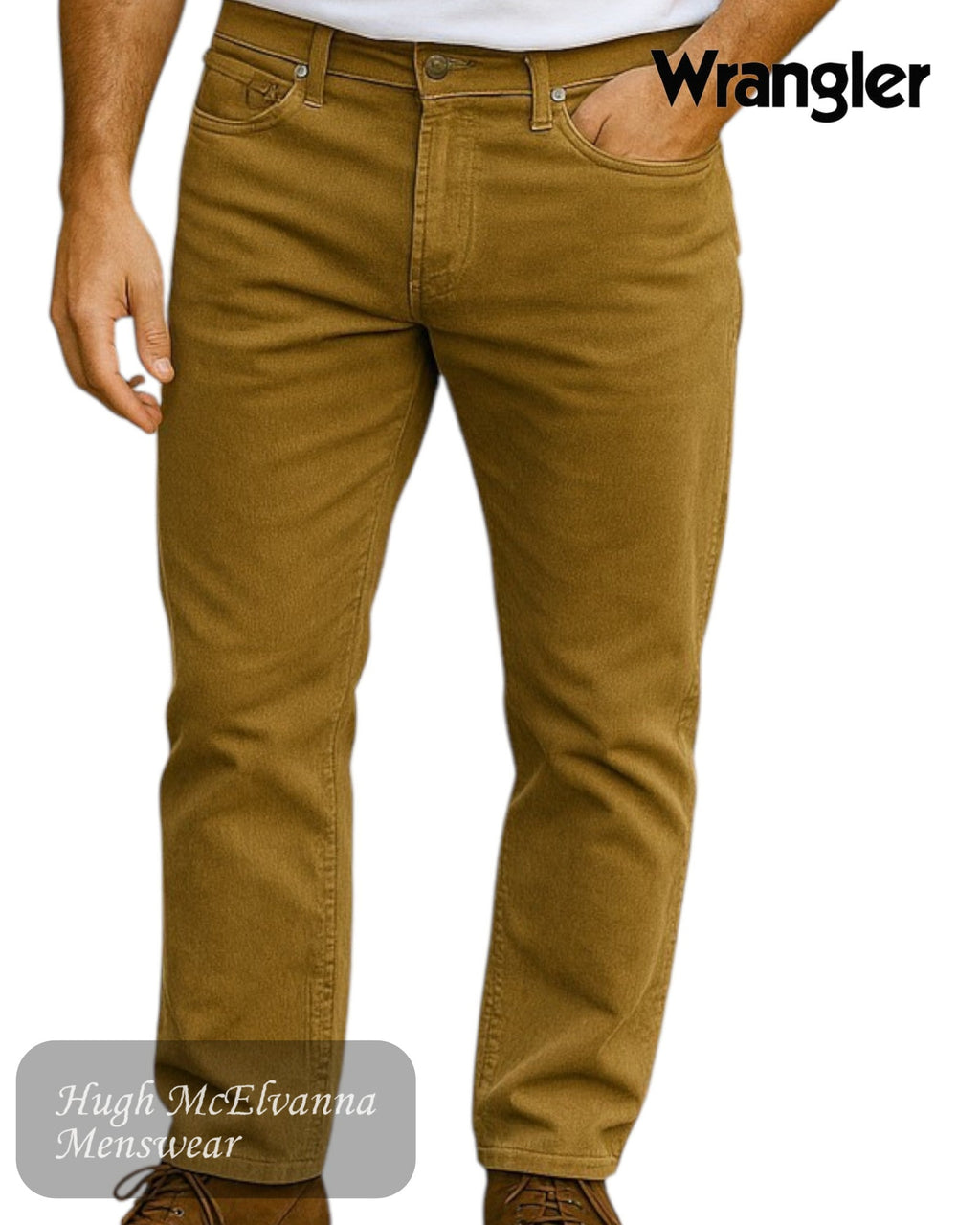 Wrangler Greensboro Brow Corduroy Jeans | 112370845 - Hugh McElvanna Menswear