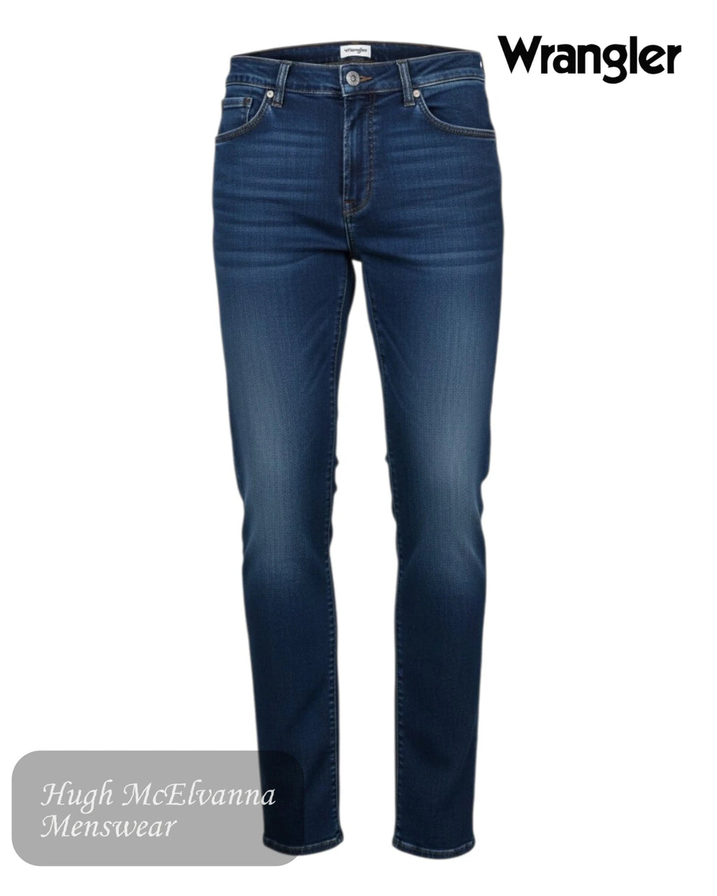 Wrangler Greensboro DARK FUZZ Regular Fit Jean | W15QZ123B - Hugh McElvanna Menswear