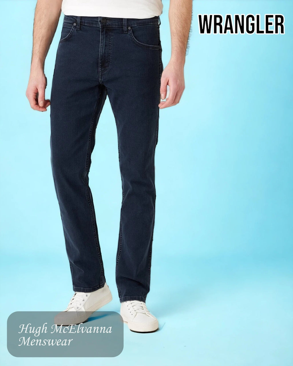 Wrangler Greensboro Iron Blue Jean - W15QLT35X - Hugh McElvanna Menswear