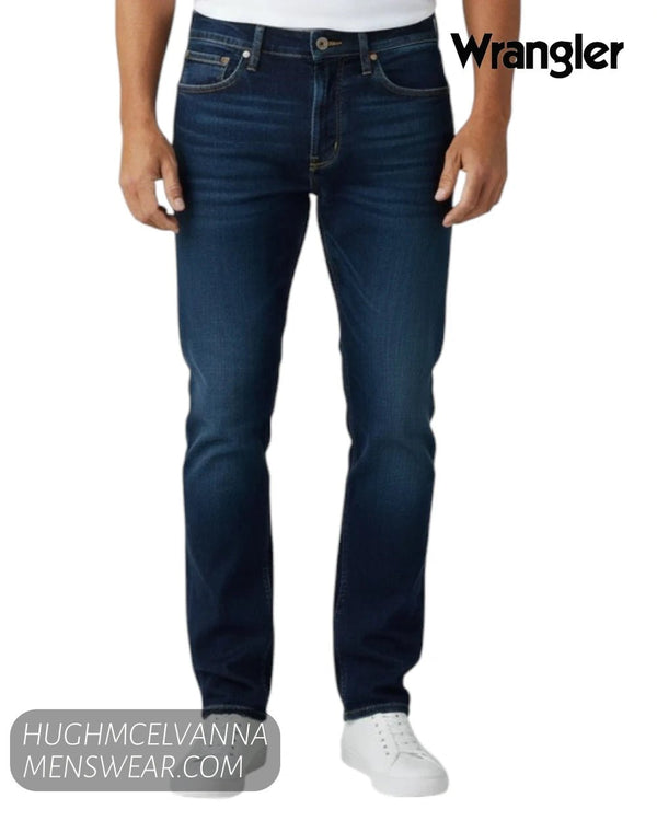 Wrangler Greensboro RUSTIC NAVY Jean - 112370720 - Hugh McElvanna Menswear - Jean