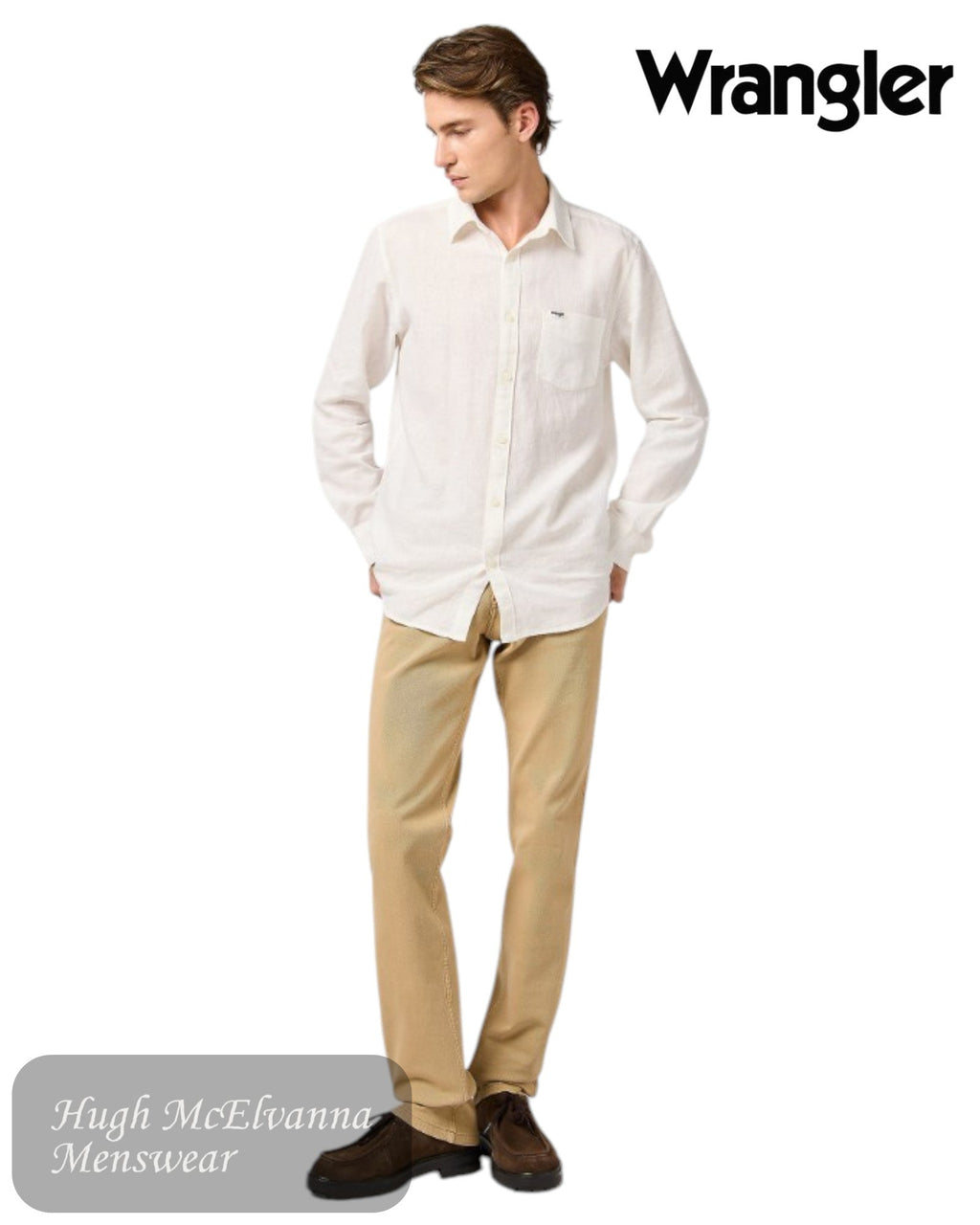 Wrangler GREENSBORO Rustic Russett Jeans - Hugh McElvanna Menswear