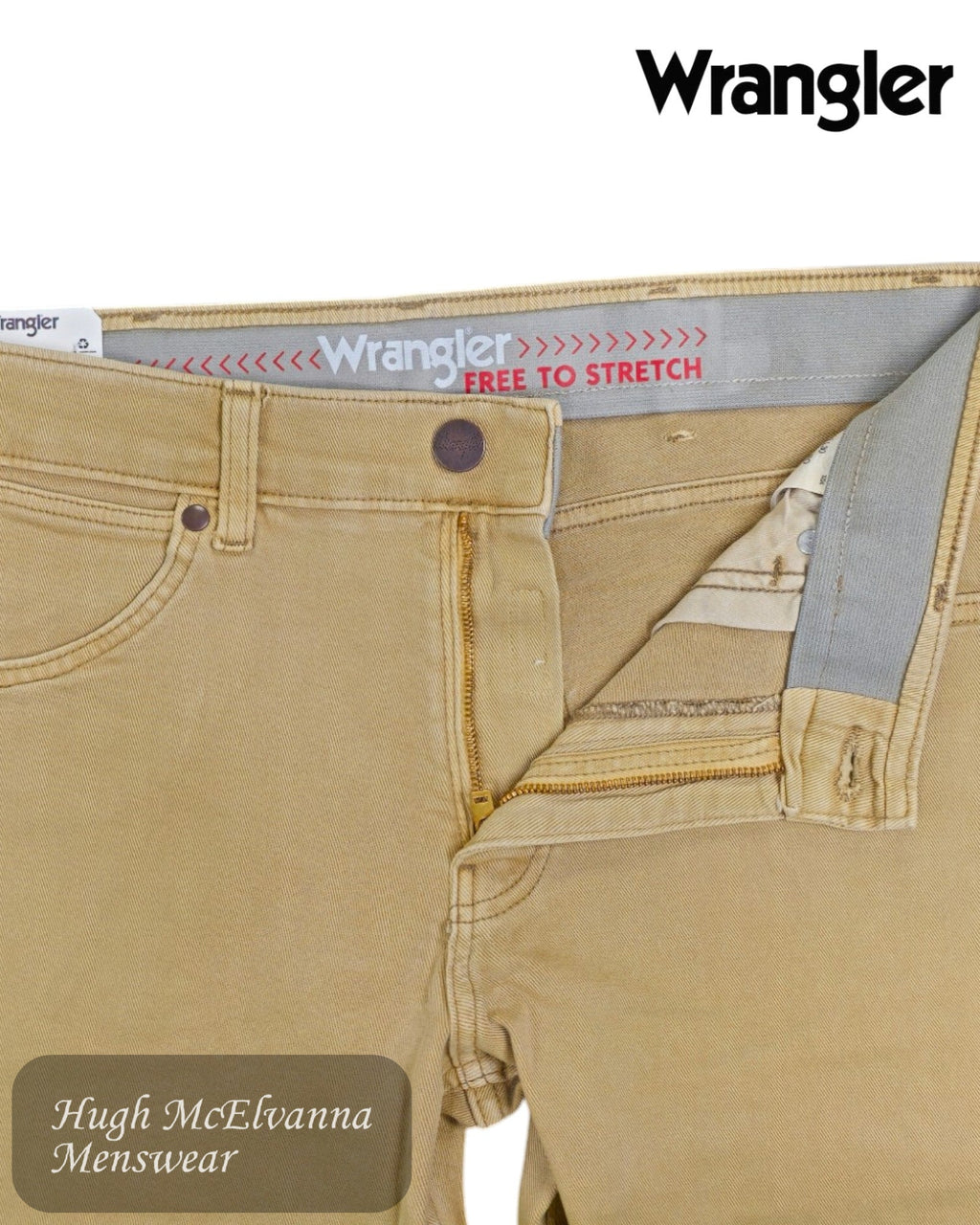 Wrangler GREENSBORO Rustic Russett Jeans - Hugh McElvanna Menswear