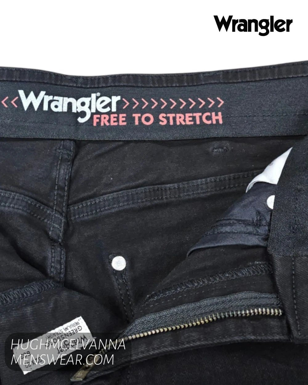 Wrangler Greensboro Stretch Jeans Deep Ink 112357393 - Hugh McElvanna Menswear - Jeans